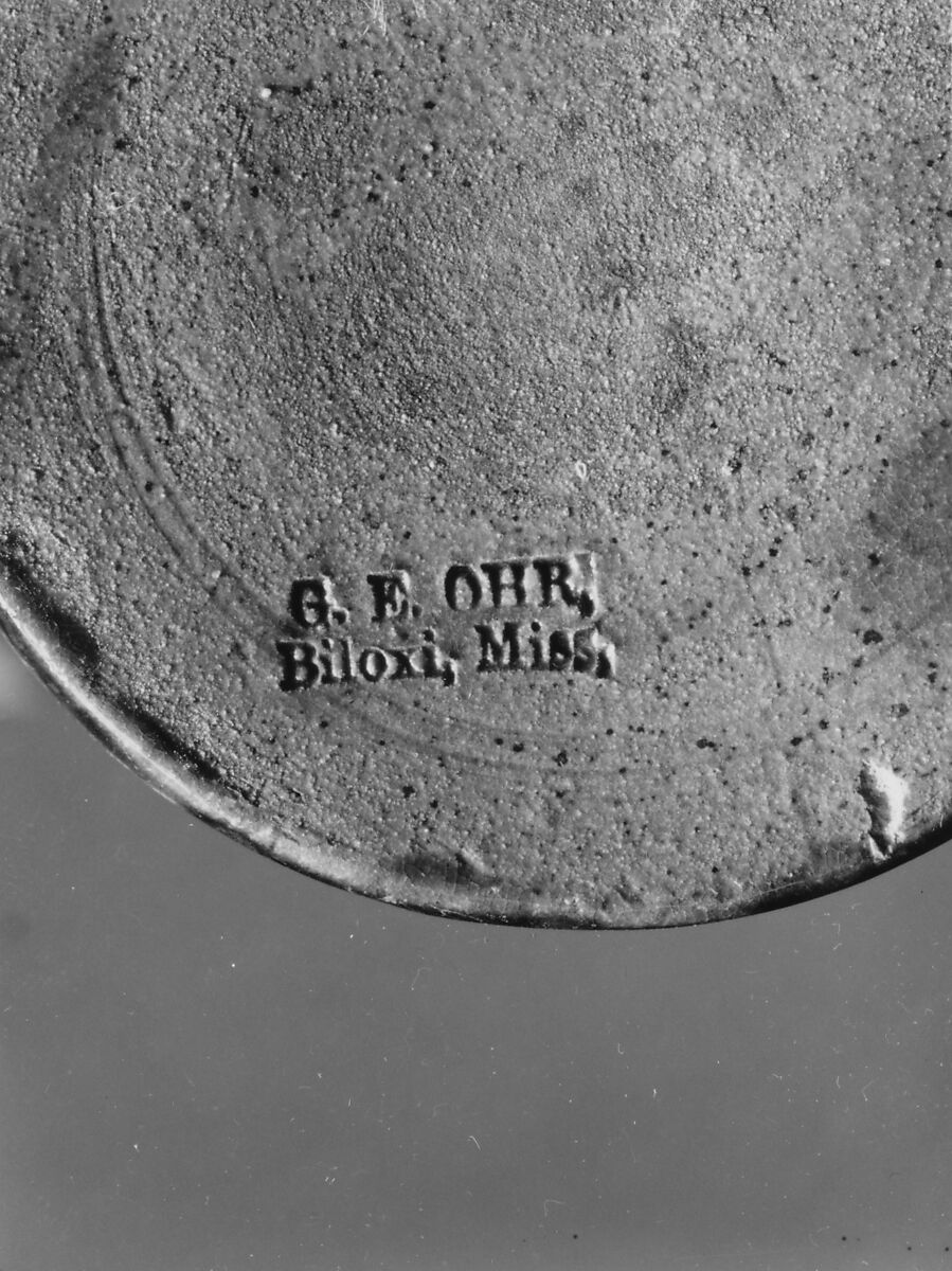 Vase, George E. Ohr (American, Biloxi, Mississippi 1857–1918  Biloxi, Mississippi), Earthenware, American