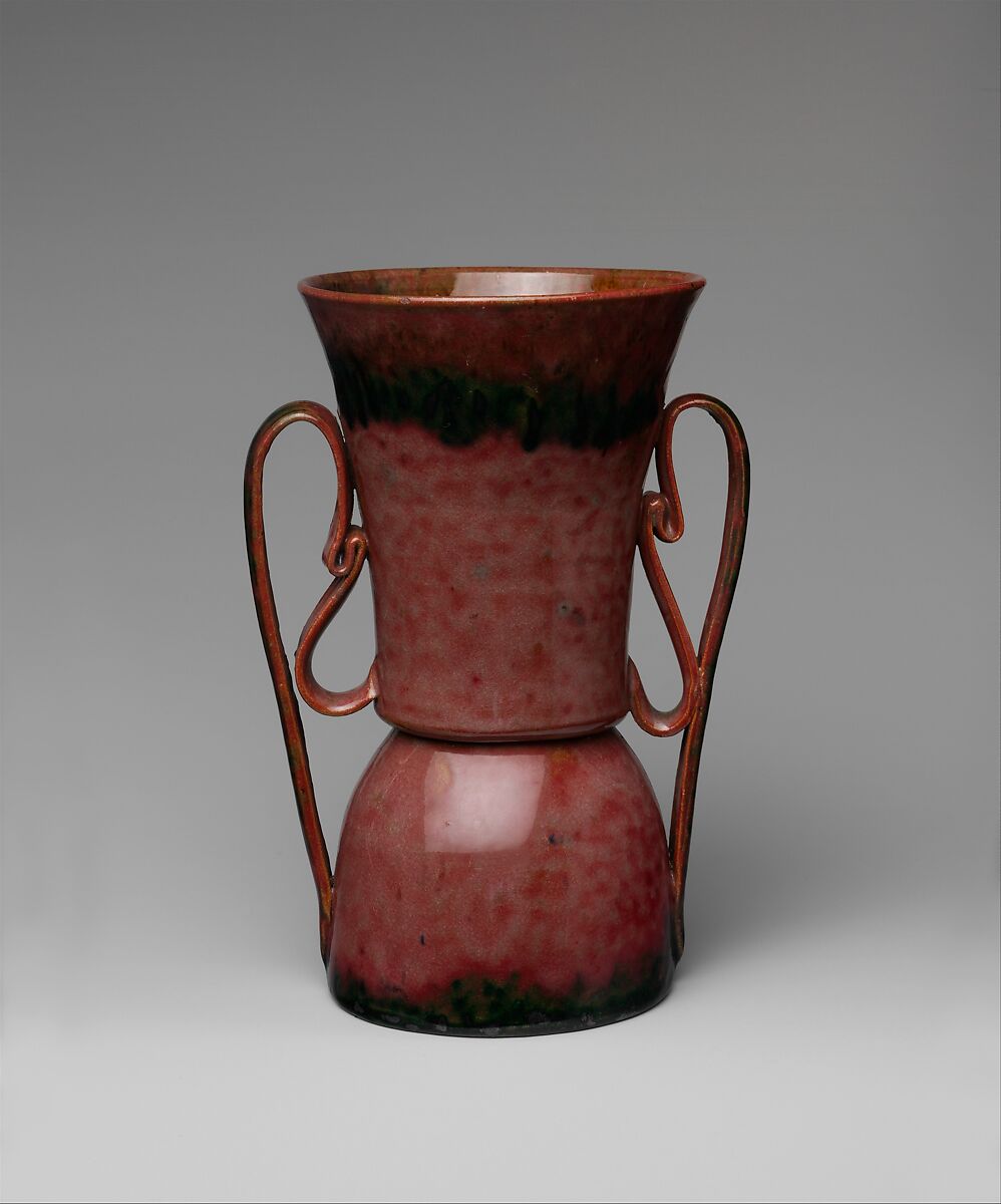 Vase, George E. Ohr (American, Biloxi, Mississippi 1857–1918  Biloxi, Mississippi), Earthenware, American 