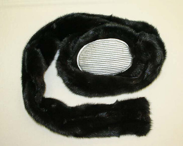 Evening ensemble, (a–d) Larry LeGaspi (American, born 1951), fur, American