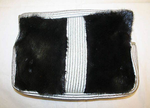 Evening ensemble, (a–d) Larry LeGaspi (American, born 1951), fur, American