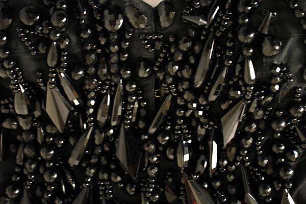 Camisole, Dolce &amp; Gabbana (Italian, founded 1985), synthetic fiber, jet, elastic, Italian