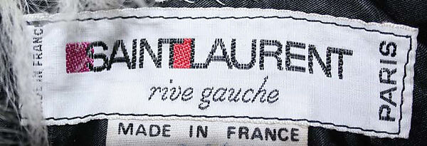 Jacket, Yves Saint Laurent (French, founded 1961), leather, fur, acetate, plastic, French