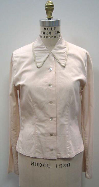 Suit, Dries Van Noten (Belgian, born 1958), (a) wool/cotton/nylon blend, plastic; (b) cotton, rayon, abalone; (c) wool/rayon blend, abalone; (d) rayon, Belgian