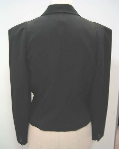 Suit, Comme des Garçons (Japanese, founded 1969), wool/linen blend, Japanese