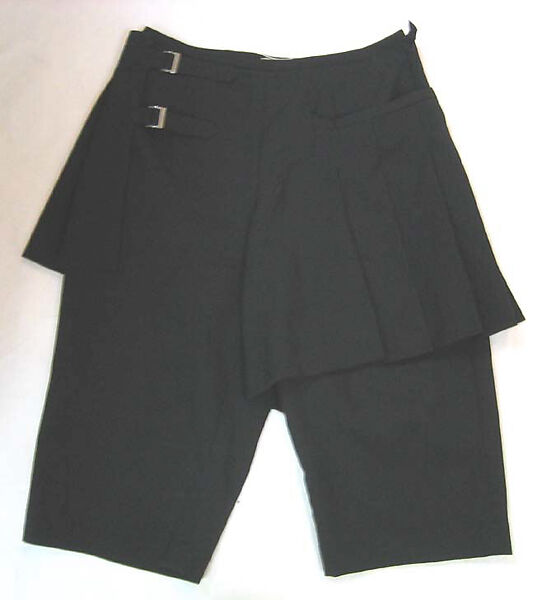 Suit, Comme des Garçons (Japanese, founded 1969), wool/linen blend, Japanese