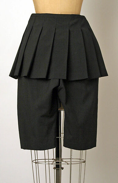 Suit, Comme des Garçons (Japanese, founded 1969), wool/linen blend, Japanese