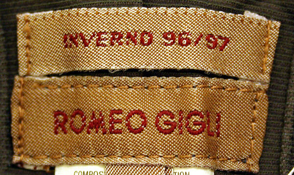 Ensemble, Romeo Gigli (Italian, born 1949), (a) cotton/nylon/spandex blend; (b) rayon/nylon/spandex blend, Italian