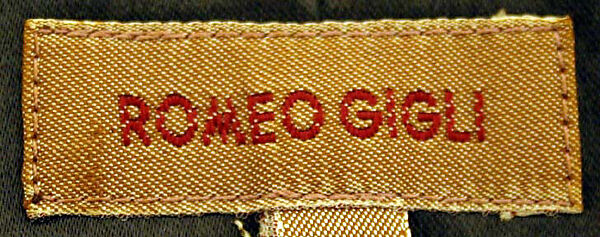 Bustier, Romeo Gigli (Italian, born 1949), synthetic fiber, silk, metal (brass), Italian