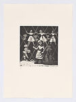 Mary, Mary, Quite Contrary I, from "Nursery Rhymes", Paula Rego  British, Etching and aquatint