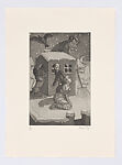 There was a Man of Double Deed, from "Nursery Rhymes", Paula Rego  British, Etching and aquatint