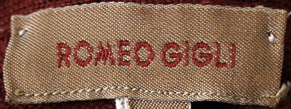 Sweater, Romeo Gigli (Italian, born 1949), wool, Italian