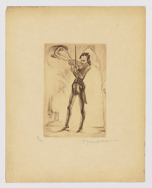 Alberto Martini, trentuna fantasie bizzarre e crudeli preceduto dalla diabolica imagine di Niccolò Paganini e dall'autoritratto dell'uomo palladio, Alberto Martini, Drypoint