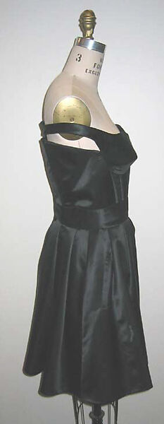 Cocktail dress, Claude Montana (French, 1949–2024), silk, wool, French