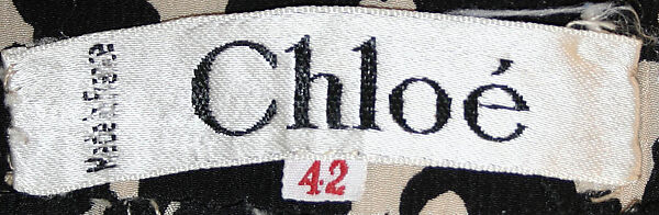 Ensemble, Chloé (French, founded 1952), silk, French