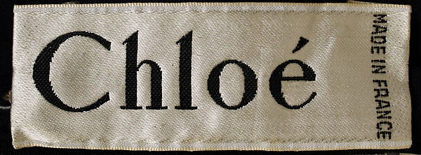 "Purcell", Chloé (French, founded 1952), silk, French