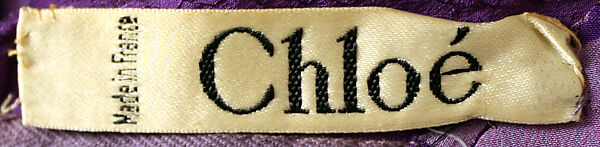 Dress, Chloé (French, founded 1952), silk, French