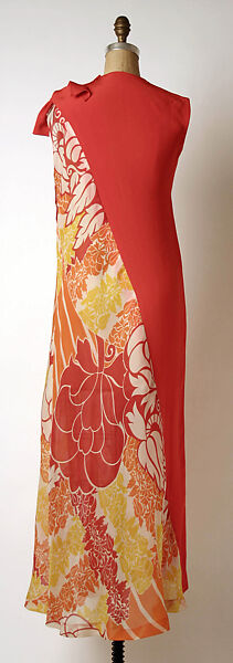 Evening ensemble, (a) Madame Grès (Germaine Émilie Krebs) (French, Paris 1903–1993 Var region), (a–c) silk, French