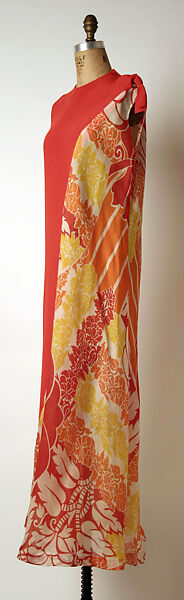 Evening ensemble, (a) Madame Grès (Germaine Émilie Krebs) (French, Paris 1903–1993 Var region), (a–c) silk, French