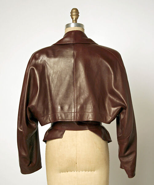 Jacket, Azzedine Alaïa (French (born Tunisia), Tunis 1935–2017 Paris), leather, French