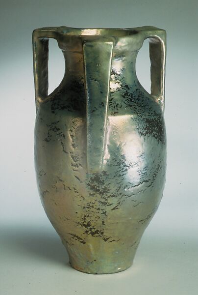 Vase, Designed by Mary Chase Perry (1867–1961), Earthenware, American