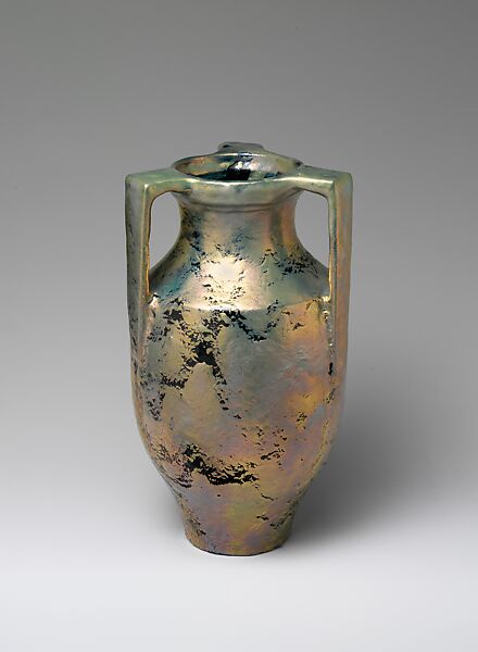 Vase, Designed by Mary Chase Perry (1867–1961), Earthenware, American 