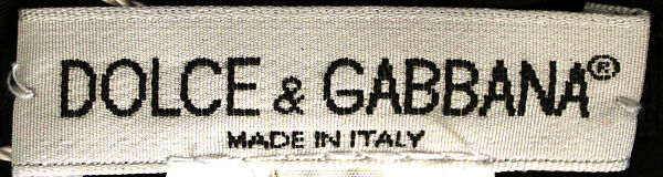 Ensemble, Dolce &amp; Gabbana (Italian, founded 1985), (a) silk (?); (b,c) silk, Italian