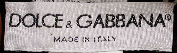 Ensemble, Dolce &amp; Gabbana (Italian, founded 1985), wool, beads, Italian