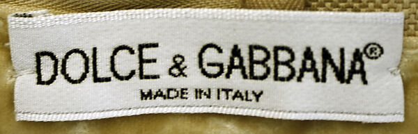 Corset, Dolce &amp; Gabbana (Italian, founded 1985), [medium not available], Italian