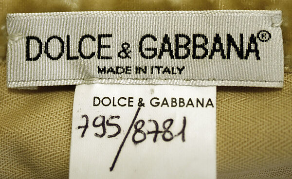 Corset, Dolce &amp; Gabbana (Italian, founded 1985), [medium not available], Italian