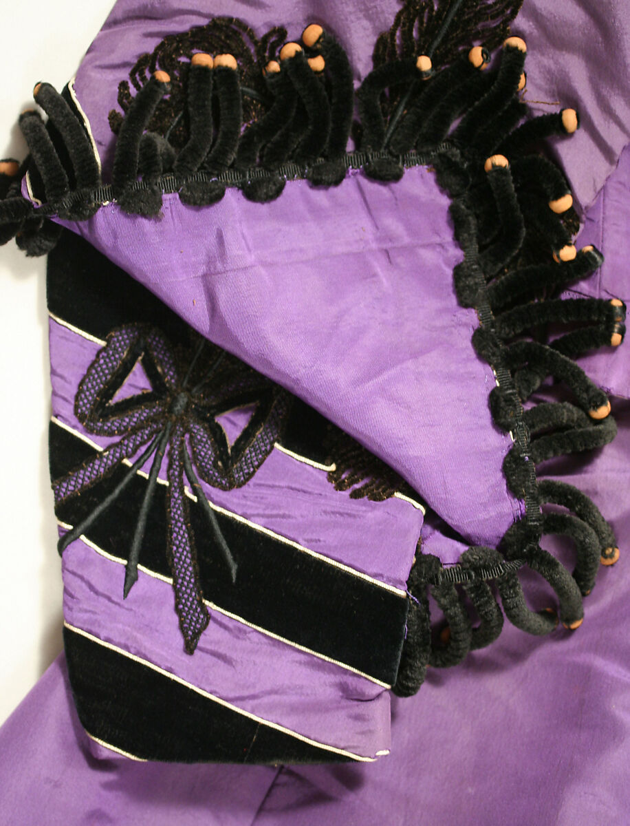 Afternoon dress, silk, European