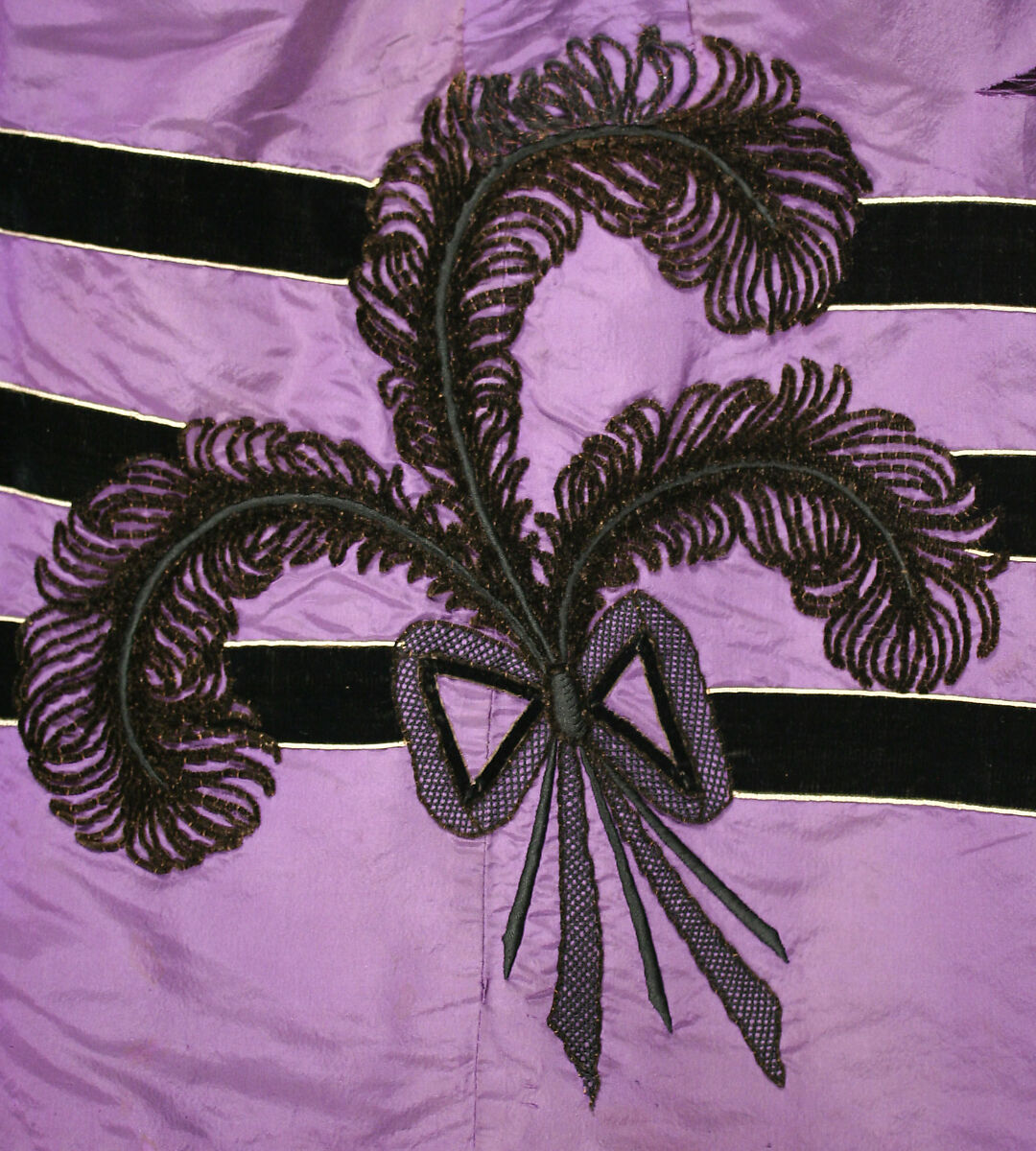 Afternoon dress, silk, European