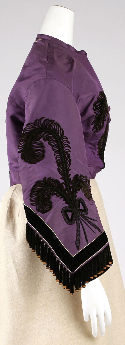 Afternoon dress, silk, European