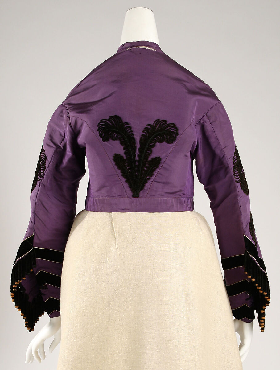 Afternoon dress, silk, European
