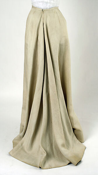 Skirt, linen, American or European