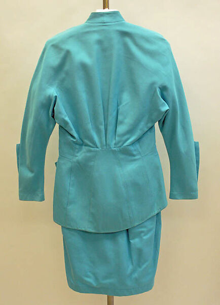 Suit, Mugler (French, founded 1974), a,b) cotton, French