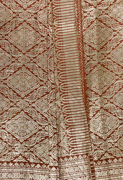 Dance ensemble, silk, metallic thread, metal, Thailand