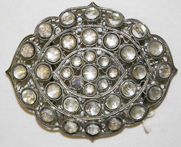 Dance ensemble, silk, metallic thread, metal, Thailand