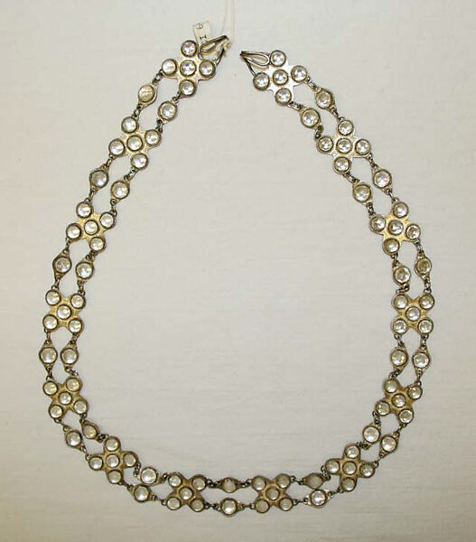 Dance ensemble, silk, metallic thread, metal, Thailand