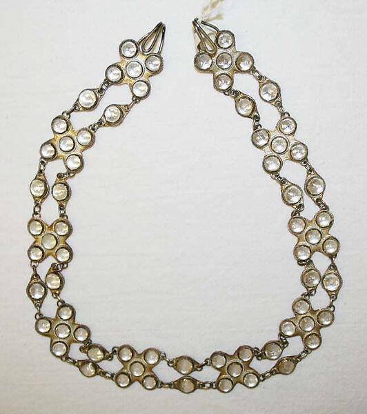 Dance ensemble, silk, metallic thread, metal, Thailand