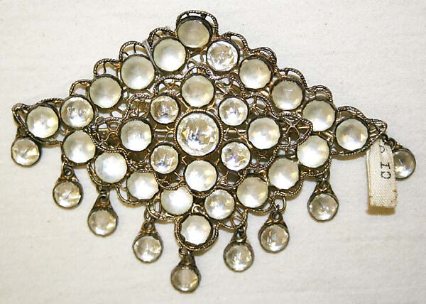 Dance ensemble, silk, metallic thread, metal, Thailand