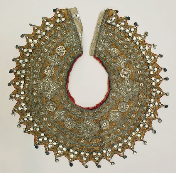 Dance ensemble, silk, metallic thread, metal, Thailand