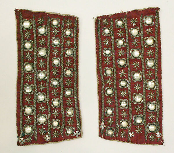 Dance ensemble, silk, metallic thread, metal, Thailand