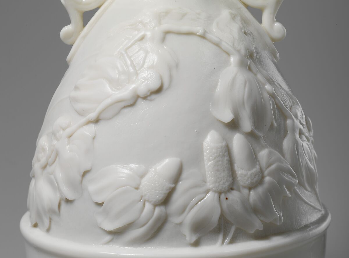 Vase, Designed by Kate B. Sears (active 1891–1893), Porcelain, American