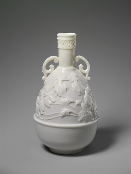 Vase, Designed by Kate B. Sears (active 1891–1893), Porcelain, American 