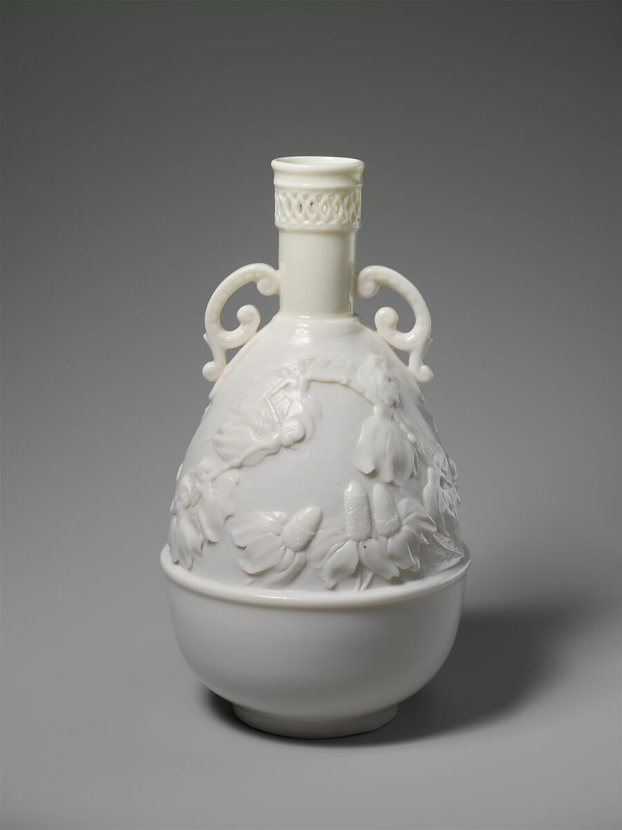 Vase, Designed by Kate B. Sears (active 1891–1893), Porcelain, American