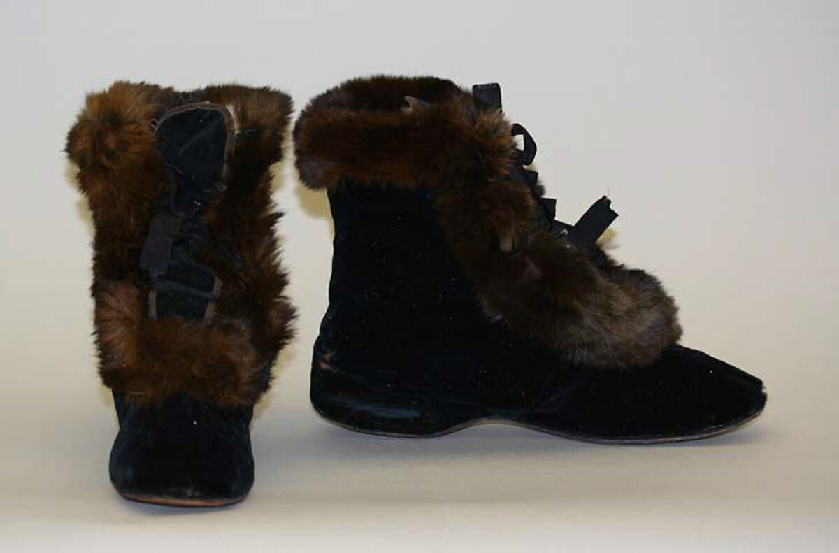 Overboots, cotton, fur, American or European 