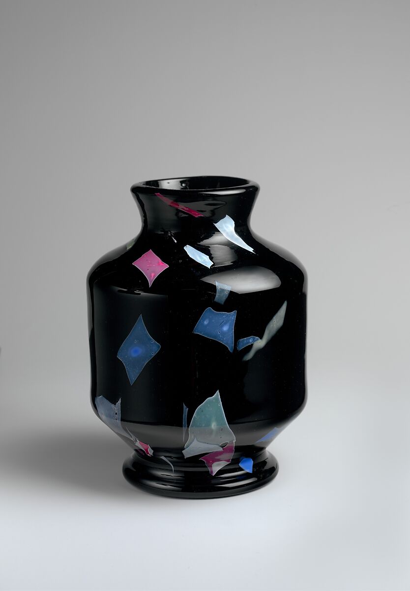 Vase, Frederick Shirley, Blown Sicilian glass, American