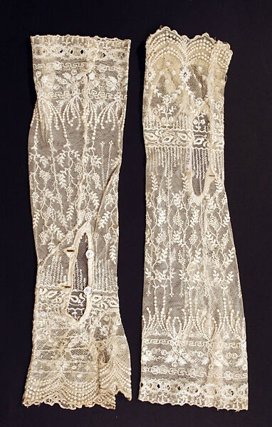 Wedding ensemble, silk, cotton, British