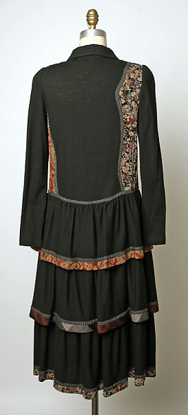 Dress, Koos van den Akker (American, born Netherlands, The Hague 1939–2015 New York), wool, synthetic fiber, American