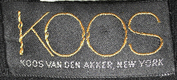 Dress, Koos van den Akker (American, born Netherlands, The Hague 1939–2015 New York), wool, synthetic fiber, American